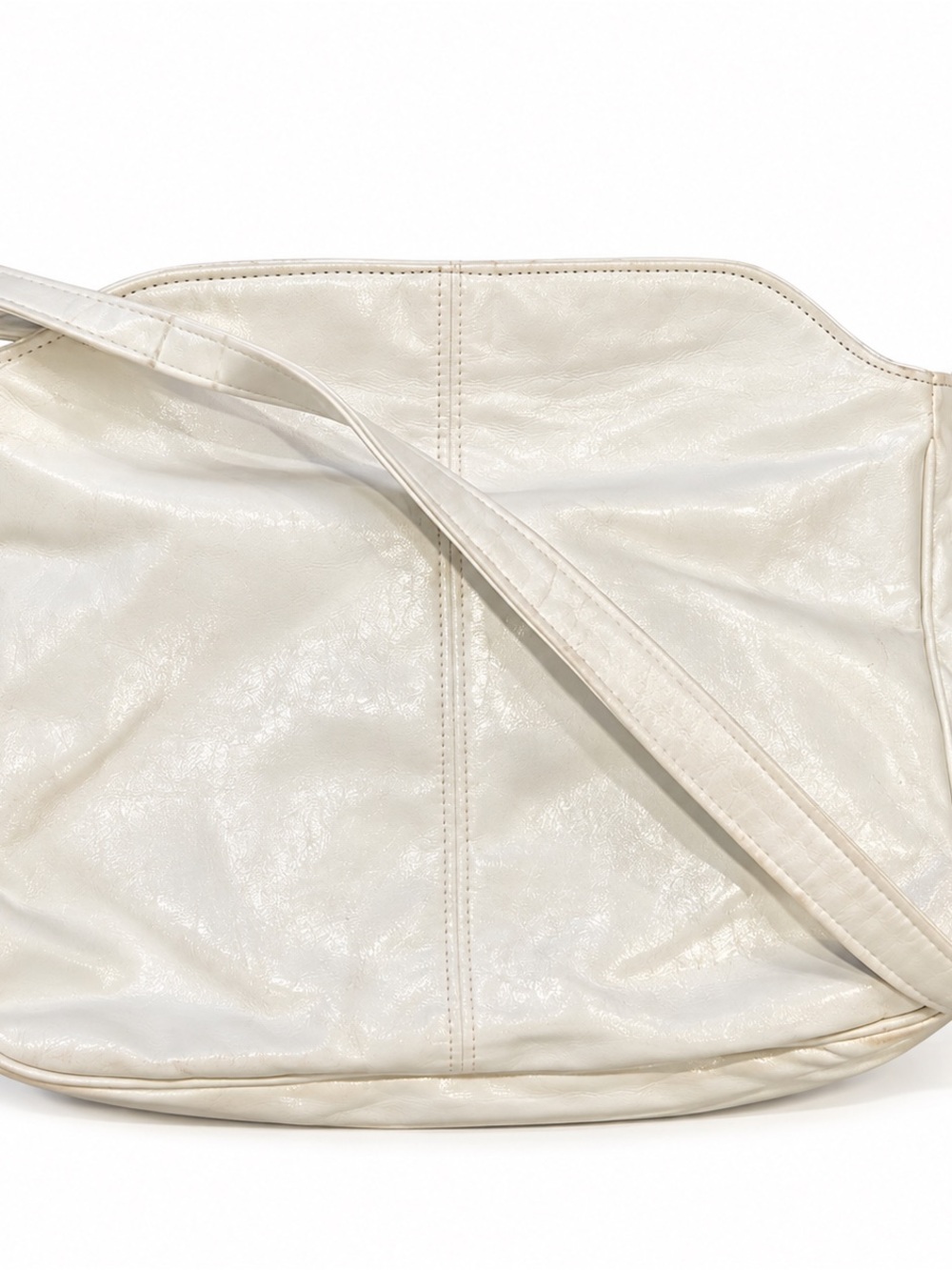 JR USA Vintage Women’s Cream Shoulder Bag - Classic Minimalist Design